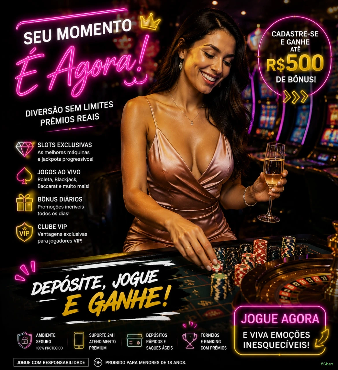 Apostas esportivas da 86bet com odds competitivas