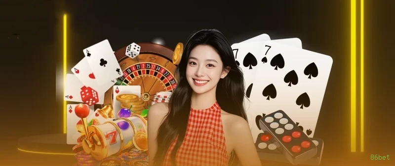 Imagem promocional da 86bet mostrando a plataforma e suas vantagens